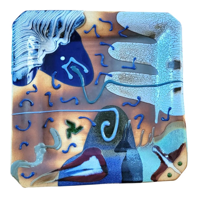 Mathew Patton Postmodern Abstract Studio Wall Art Pottery Pacific Northwest Orcas Island Washington For Sale