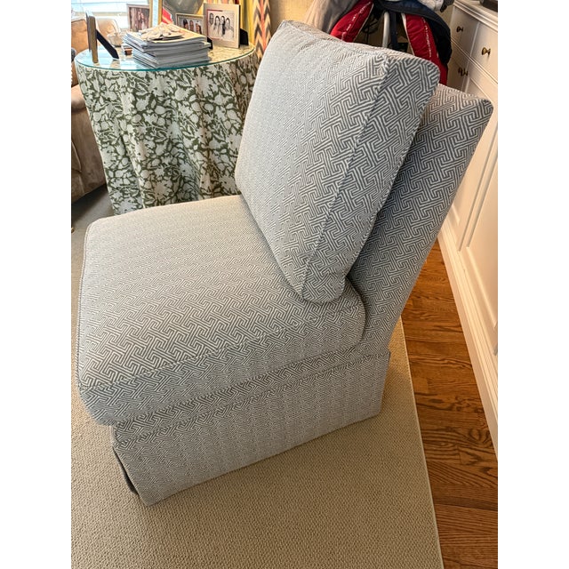 Pair of TCS Designs Sophie Slipper Chairs For Sale In New York - Image 6 of 9