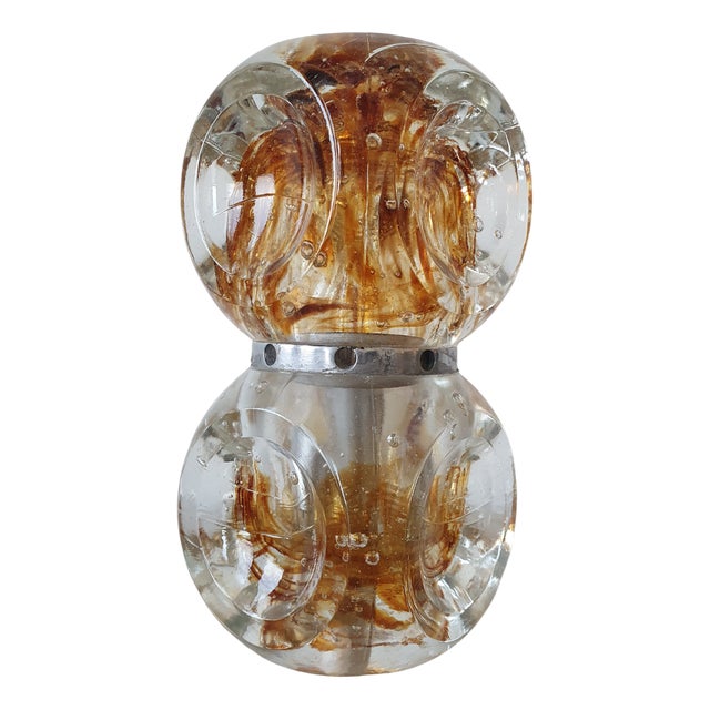 Table Lamp in Murano Glass from Poliarte, 1970s For Sale