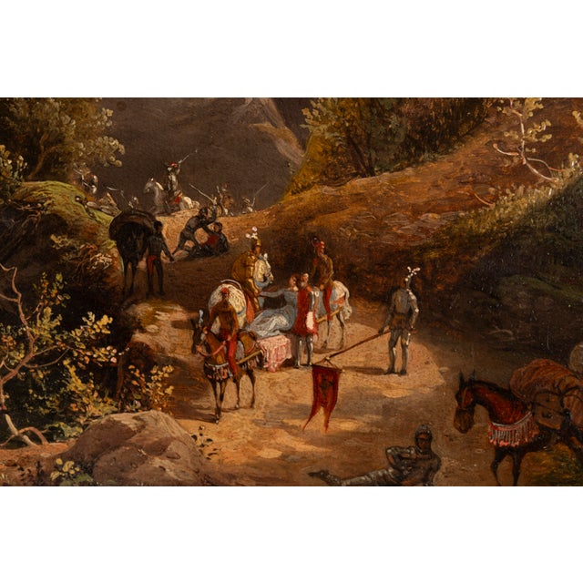 Dimensions without frame: 25,7 x 30,5 x 0,5 cm Signed "Bisi" in the lower left corner. This exceptional 19th century...