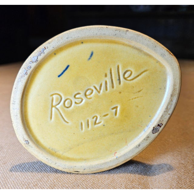 Brown Roseville Pottery Pinecone Bud Vase For Sale - Image 8 of 8