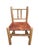 Wood Vintage Rustic Log Chair & Stool Set For Sale - Image 7 of 17