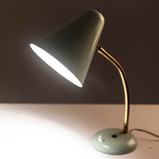 Articulated Italian Table Lamp in the style of Stilnovo, 1950s For Sale - Image 10 of 11