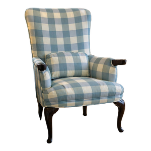 Antique Armchair | Lee Jofa Silk Upholstery