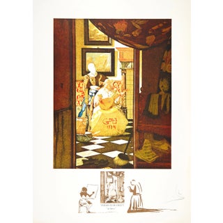 Salvador Dalí "La Lettre" Lithograph For Sale