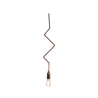 Industrial Copper Pendant Light For Sale