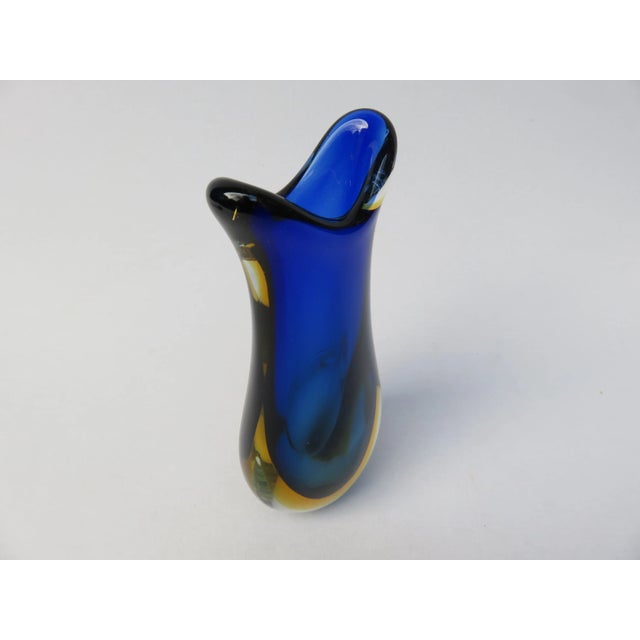 Italian Murano Glass Vases from Murano, 1960s, Set of 2 For Sale - Image 11 of 17