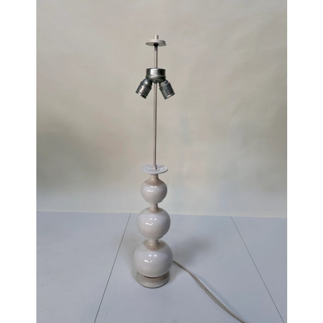 Large Sculptural Bubble Ceramic Table Lamp with Parchment Lampshade, West Germany, 1960s For Sale - Image 18 of 18