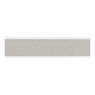 Sample - Schumacher Winston Cotton Braid Medium in Charcoal For Sale