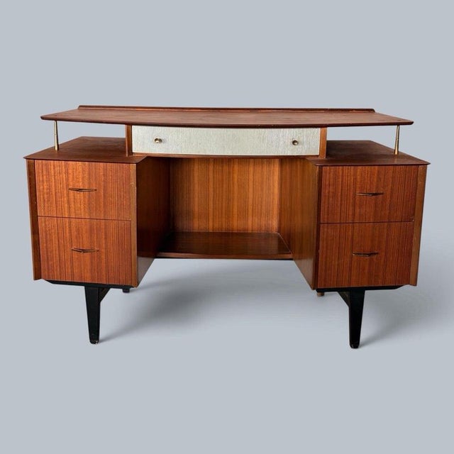 Vintage Floating Top Dressing Table from Lebus, 1950s For Sale - Image 6 of 10