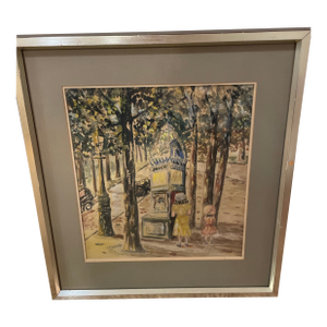 Rockwell B. Schaefer Framed Watercolor