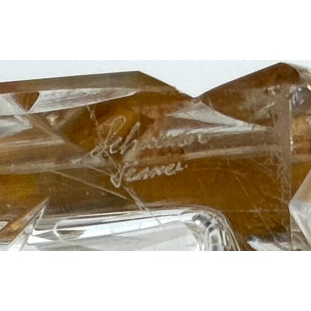 Early 20th Century Charles X Style French Ormolu Optic Cut Crystal Box, Signed Lehmann France For Sale - Image 5 of 18