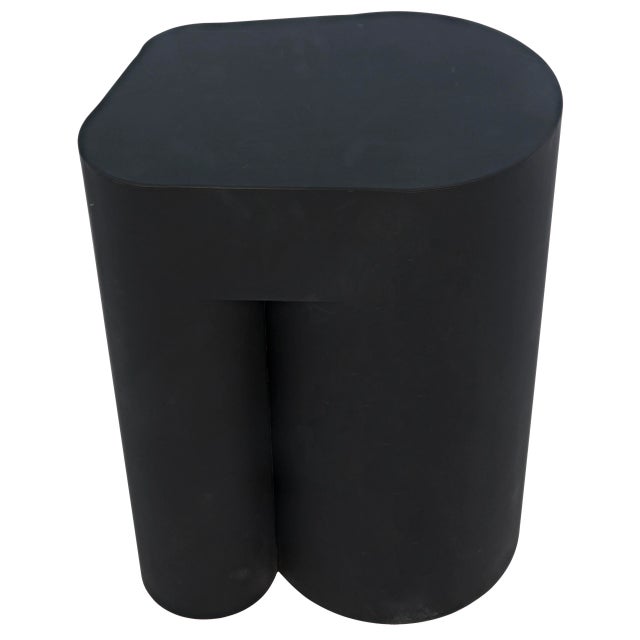 Contemporary NOIR Blair Side Table in Black Metal For Sale - Image 3 of 9