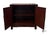 Vintage White Furniture Chinoiserie Style Burl Wood & Lacquer Accent Storage Cabinet For Sale In Greensboro - Image 6 of 11