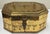 Extra large vintage lidded brass cricket box with angular shape and elaborate pierced design. Great patina. Secure hinges....