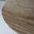 c. 1990s. travertine dinning table by Stone International. Made in Italy. Two pieces.