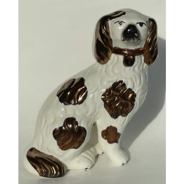 Antique Staffordshire Dog Figurine, Copper Markings For Sale - Image 9 of 10