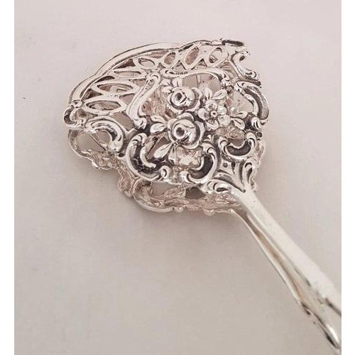 Antique Early 20th Century 800 Silver Patisserie Serving Tongs For Sale - Image 14 of 18