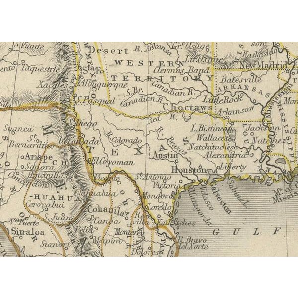 The map presented here is an intricate example from the series of maps produced by John Tallis & Company. Tallis maps are...