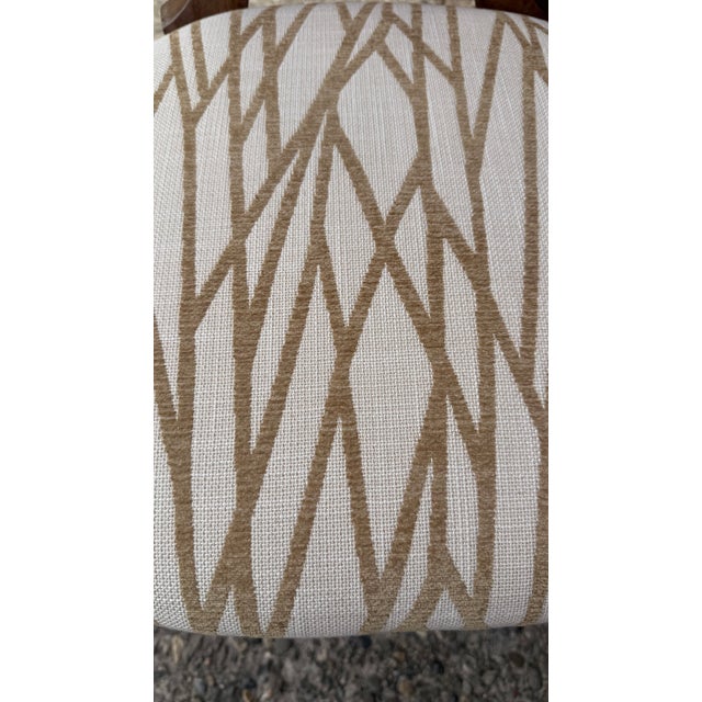 1960s Reupholstered William Doezema for Mastercraft Biedemeier Dining Chairs - Set of 8 For Sale - Image 14 of 15