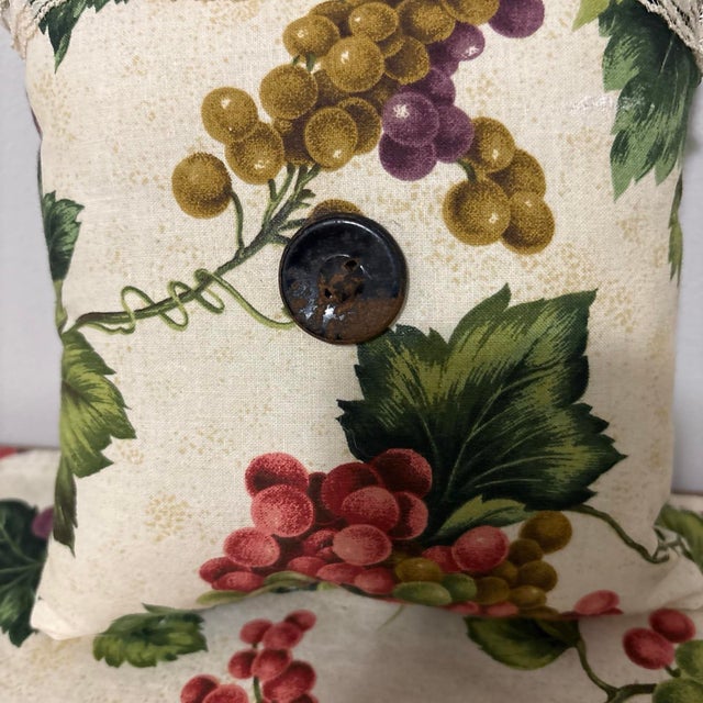 2020s Upcycled Grapevine Table Runner and Accent Pillows For Sale - Image 5 of 12