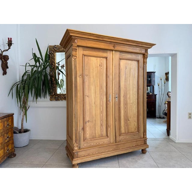Gründerzeit Farmhouse Cupboard in Softwood For Sale - Image 4 of 14