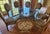 Mediterranean Custom Round Glass Dining Table With Eight Matching Chairs For Sale - Image 3 of 10
