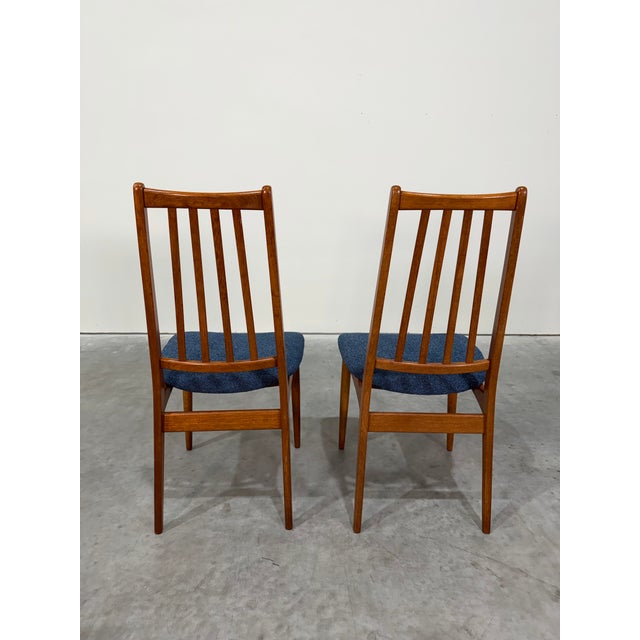 Wood Danish Teak Mid Century Dining Chairs, Set of 4 For Sale - Image 7 of 12