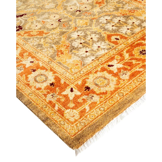 Persian rug-making at its finest inspired the rich colors, elaborate geometric motifs, and botanical detailing of the...