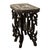 Antique Carved Anglo Indian Teak Wood Elephant Twin Tier Lamp Side Table 1900 For Sale In Portland, OR - Image 6 of 17