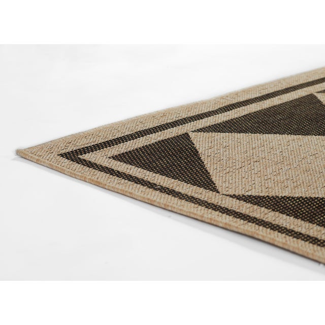 Erin Gates by Momeni Saybrook Diamond Black Indoor/Outdoor Area Rug 6'6" X 9' For Sale - Image 10 of 12