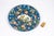 Blue Large Antique Enamel Dish from Longwy, 1940s For Sale - Image 8 of 12