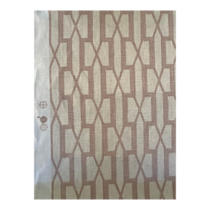 Schumacher Belvedere Temple Pink Fabric 1 7/8 Yards