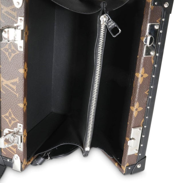 Monogram Macassar Canvas Clutch Box For Sale - Image 9 of 9