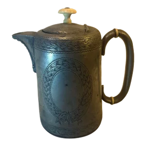 Antique Pewter Coffee/Tea Pot Kettle
