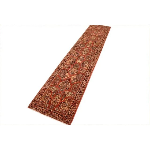 Middle Eastern Sarough Floral Pattern Rug For Sale - Image 3 of 10