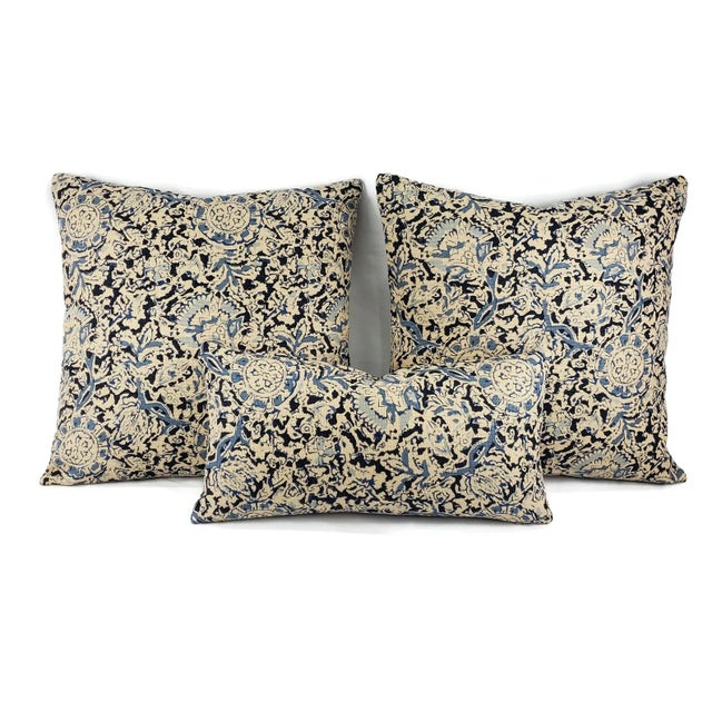 Ralph Lauren Arjuna Floral in Indigo Pillow Cover For Sale In Portland, OR - Image 6 of 7