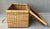 Cabin Mid 20th-Century Nicely-Sized Rattan Storage Basket With Double Interlocking Handles For Sale - Image 3 of 12