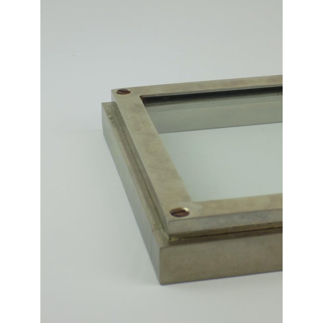 Metal and Glass Ashtray, Italy, 1970 For Sale - Image 4 of 7