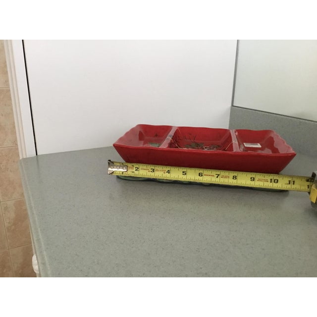 2000 - 2009 2000s Tracy Porter Winter Collection 3-Section Tray For Sale - Image 5 of 8