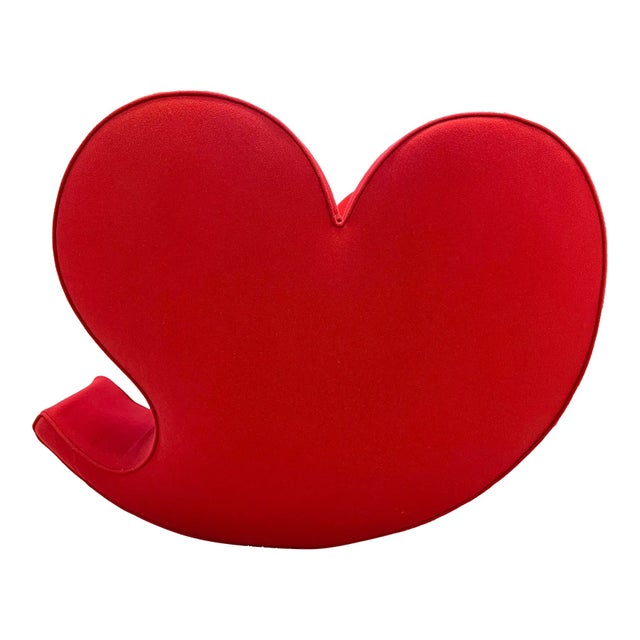 Postmodern Soft Heart Lounge Chair, Rocking, Red, Ron Arad for Moroso, Italy, 1991. For Sale - Image 3 of 8