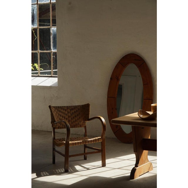 Mid-Century Modern Armchair in Beech and Rope by Erich Dieckmann, 1940s For Sale - Image 6 of 18