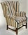 1980s Traditional Wingback Armchair by Ethan Allen For Sale - Image 5 of 7