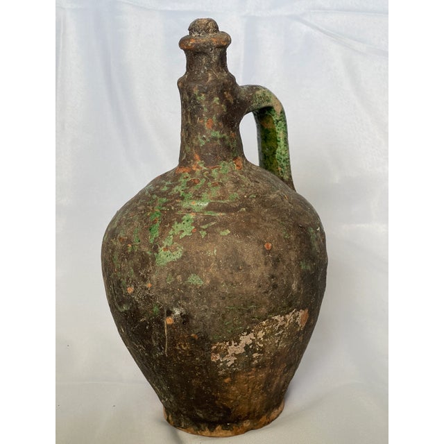 Mid-Early 20th Century Mediterranean Olive Oil Jug For Sale - Image 9 of 10