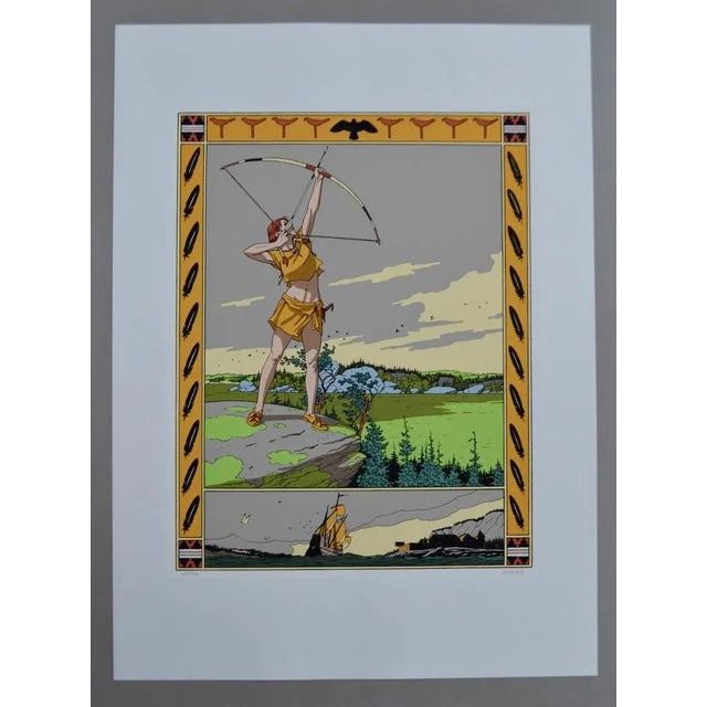 Contemporary André Juillard, Plume aux vents, 2001, Serigraph For Sale - Image 3 of 18