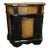 Vintage Pulaski Two Tone Painted Venetian Style Cabinet For Sale