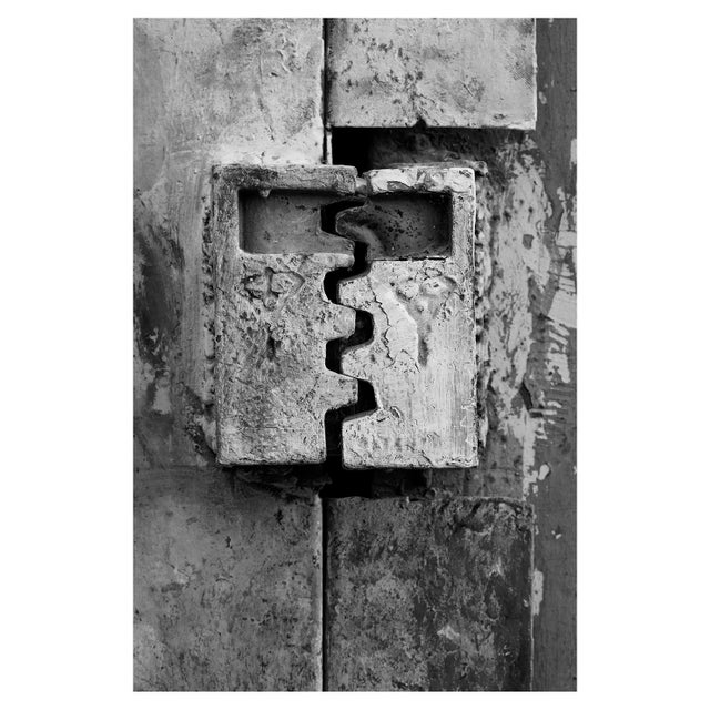 Antique Locks - Contemporary Black & White Gallery Wall of Photographs Installation | Unframed For Sale - Image 4 of 8