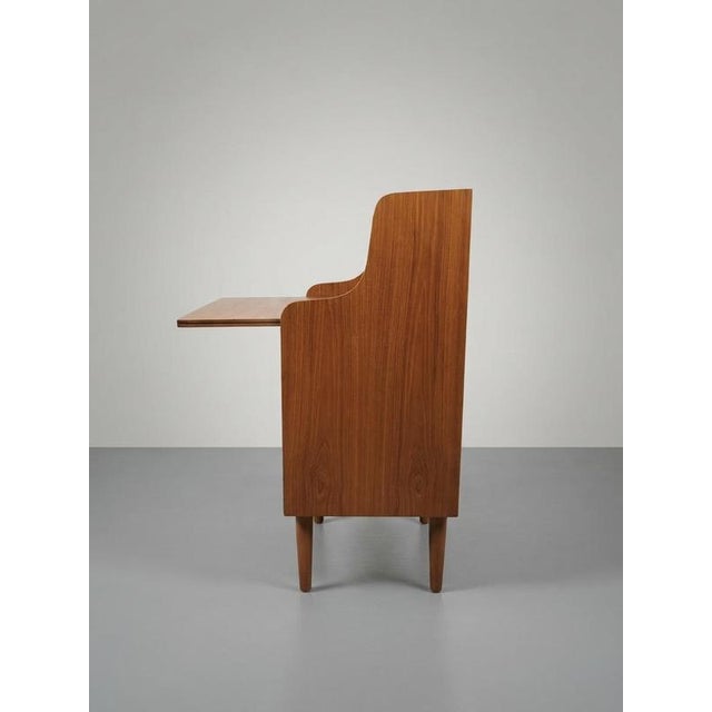 Mid-Century Modern Danish Teak Secretaire, 1970s For Sale - Image 3 of 6