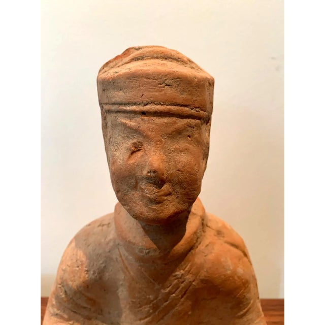 Chinese Terracotta Tomb Figure East Han Dynasty For Sale - Image 11 of 13