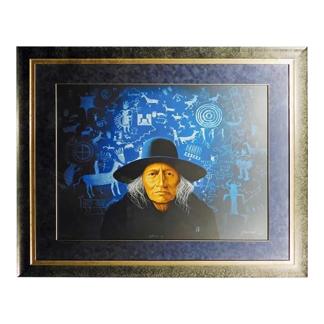1990s Frank Howell Shadows Gallery Framed Commemorative Limited Edition Art For Sale